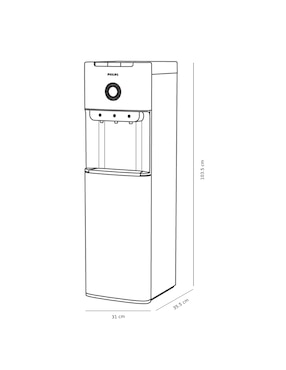 Dispensador de agua eléctrico Philips ADD4969