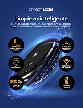 Aspiradora robot Lanix xrobot lxcrg 0.45 litros