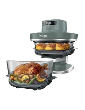 Freidora de aire con compartimento doble Ninja Crispi Pro 5.7 L