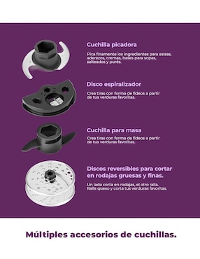 Procesador de alimentos Nutribullet cuchillas de acero inoxidable