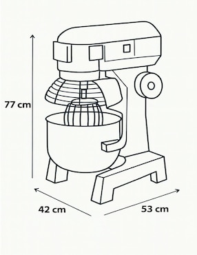 Batidora industrial PDH 3 velocidades PD109