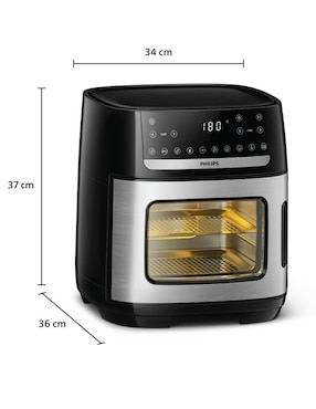 Freidora de aire con compartimento único Philips 12 L AI551/06