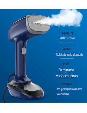 Plancha Belug de vapor suela acero inoxidable