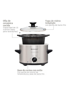 Olla de cocción lenta Elite Gourmet