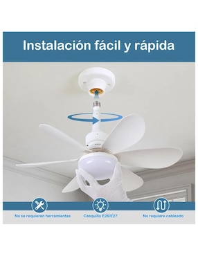 Ventilador 2 en 1 Lab.G 3 velocidades