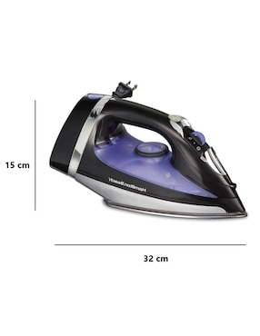 Plancha Hamilton Beach 14214 suela acero inoxidable