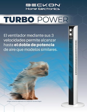 Ventilador de torre Beckon 3 velocidades