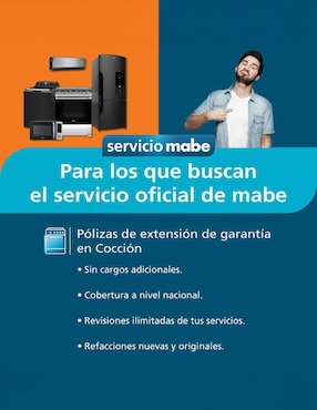 Horno de microondas con grill Mabe modelo 
HMM11PJNX de 1.1 pies