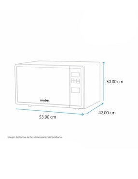 Horno de microondas convencional Mabe modelo HMM11RPO de 1.1 pies