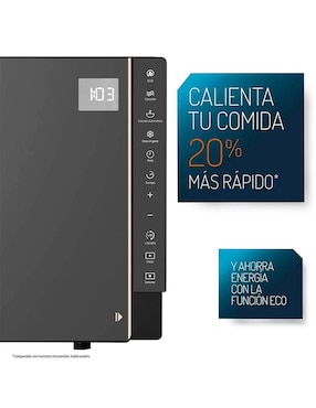 Horno de microondas convencional Mabe modelo HMM11RPO de 1.1 pies