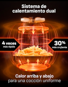 Freidora de aire con compartimento único T-fal Infrared 7 L EY8328X0