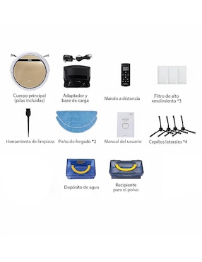 Aspiradora robot Generica 300 ml
