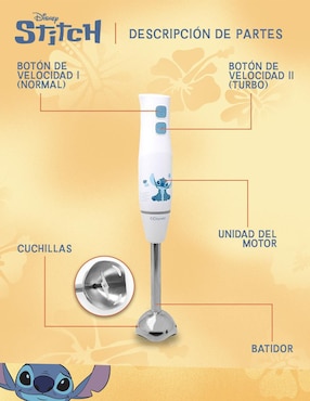 Batidora inmersión Disney 2 velocidades ST-1204