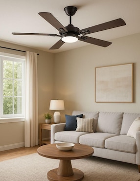 Ventilador de techo Megaluz con control remoto 6 velocidades
