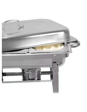 Chafer bufetera de acero inoxidable Shtark 3 compartimentos