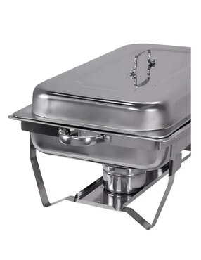 Chafer bufetera de acero inoxidable Shtark 3 compartimentos
