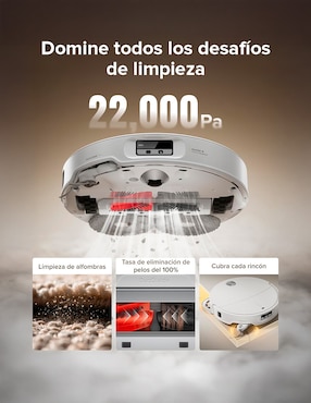 Aspiradora robot Roborock Qrevo CURV X 4 litros
