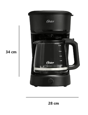 Cafetera de goteo Oster BVSTDCS121B