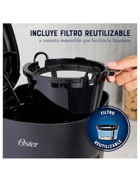 Cafetera de goteo Oster BVSTDCS121B