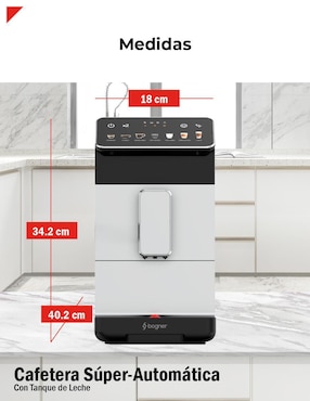 Cafetera super automática Bogner BECM02S