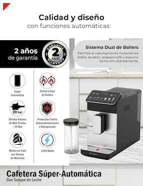 Cafetera super automática Bogner BECM02S