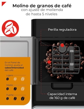 Cafetera super automática Bogner BECM02S