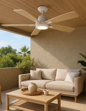 Ventilador de techo Megaluz con control remoto 6 velocidades