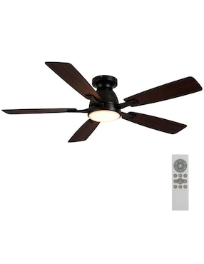 Ventilador de techo Megaluz con control remoto 6 velocidades