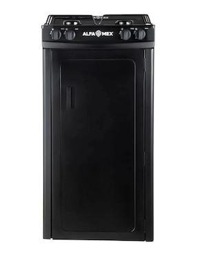 Parrilla de gas Alfamex 211-4-negro de peltre