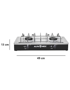 Parrilla de gas Alfamex