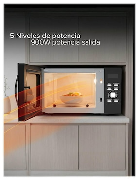Horno de microondas convencional White Westinghouse modelo WWCMV10028WE_05 de 1 pie