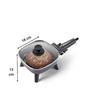 Sartén eléctrico Elite Gourmet de aluminio fundido