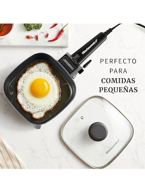 Sartén eléctrico Elite Gourmet de aluminio fundido