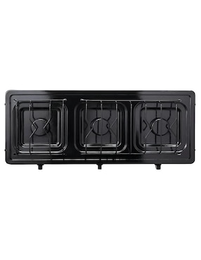 Parrilla de gas Alfamex 611-6-blanco de acero inoxidable