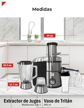 Extractor de jugo Bogner 800 W