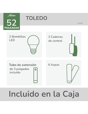 Ventilador de techo Hunter Fan 3 velocidades