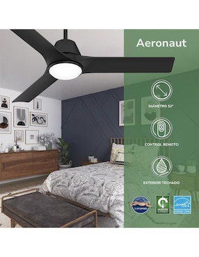 Ventilador de techo Hunter Fan con control remoto 3 velocidades