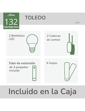 Ventilador de techo Hunter Fan 3 velocidades