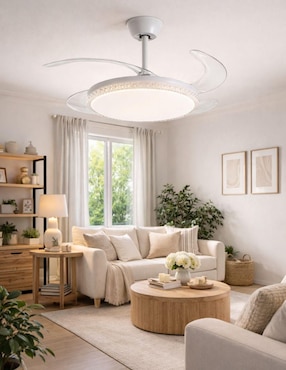 Ventilador de techo Megaluz con control remoto 6 velocidades