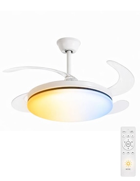 Ventilador de techo Megaluz con control remoto 6 velocidades