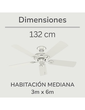 Ventilador de techo Hunter 3 velocidades