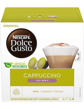 Set De 16 Cápsulas Cappuccino Skinny Dolce Gusto