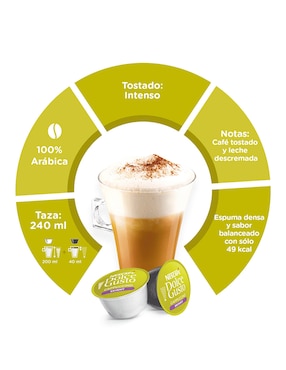 Set de 16 cápsulas Cappuccino Skinny Dolce Gusto