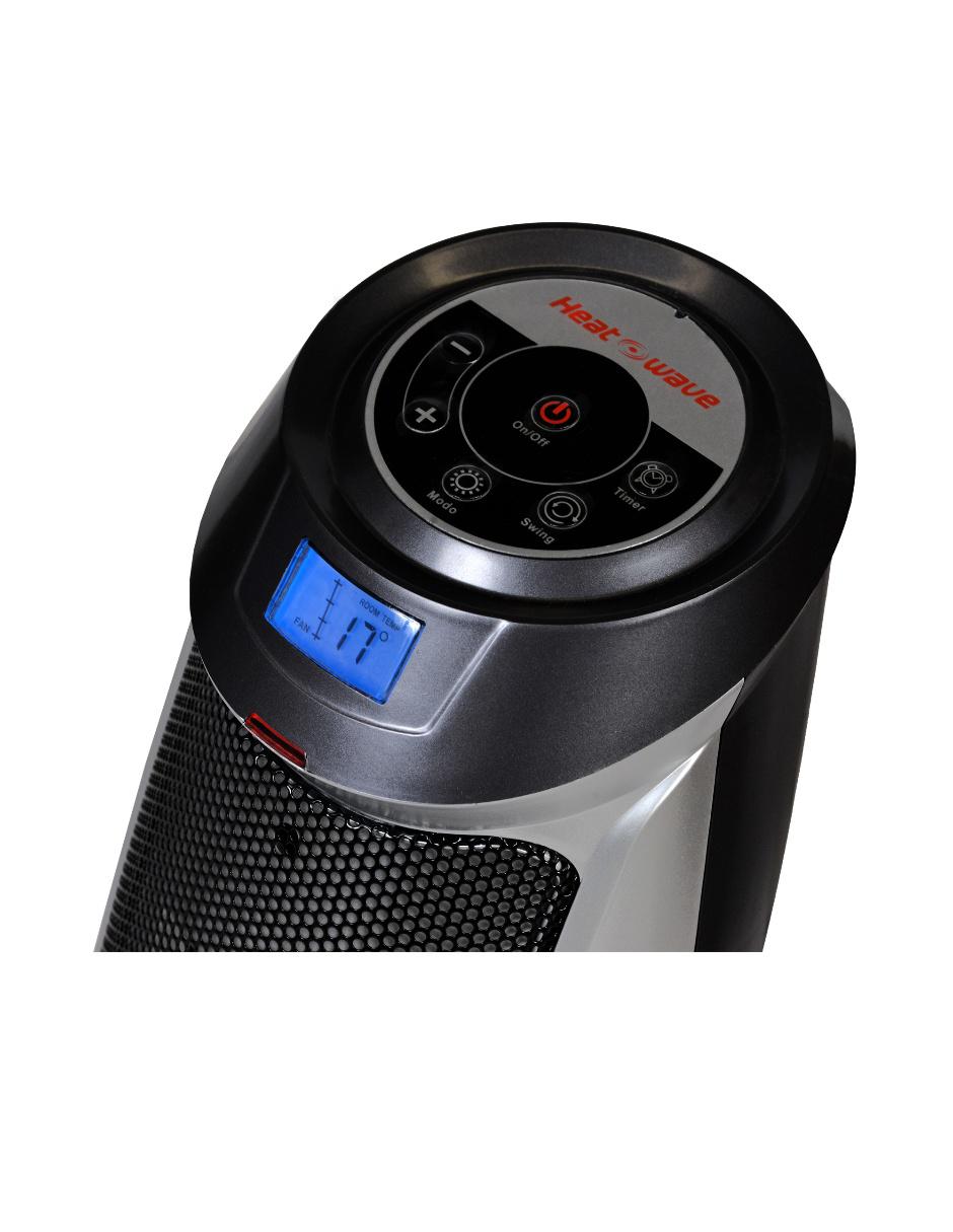 Calefactor torre cerámico eléctrico de 127 V 4