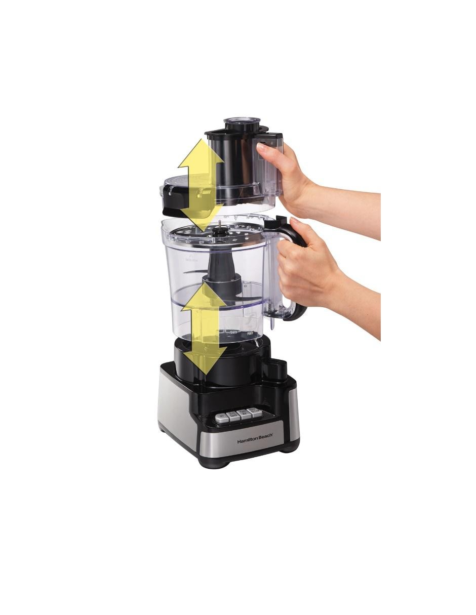 Procesador de alimentos Hamilton Beach cuchillas de acero 3