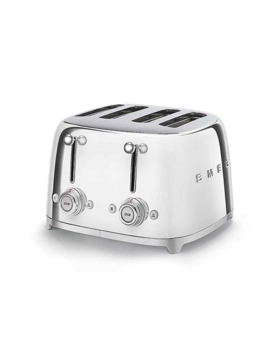 TOSTADOR 4 REBANADAS PLATA SMEG