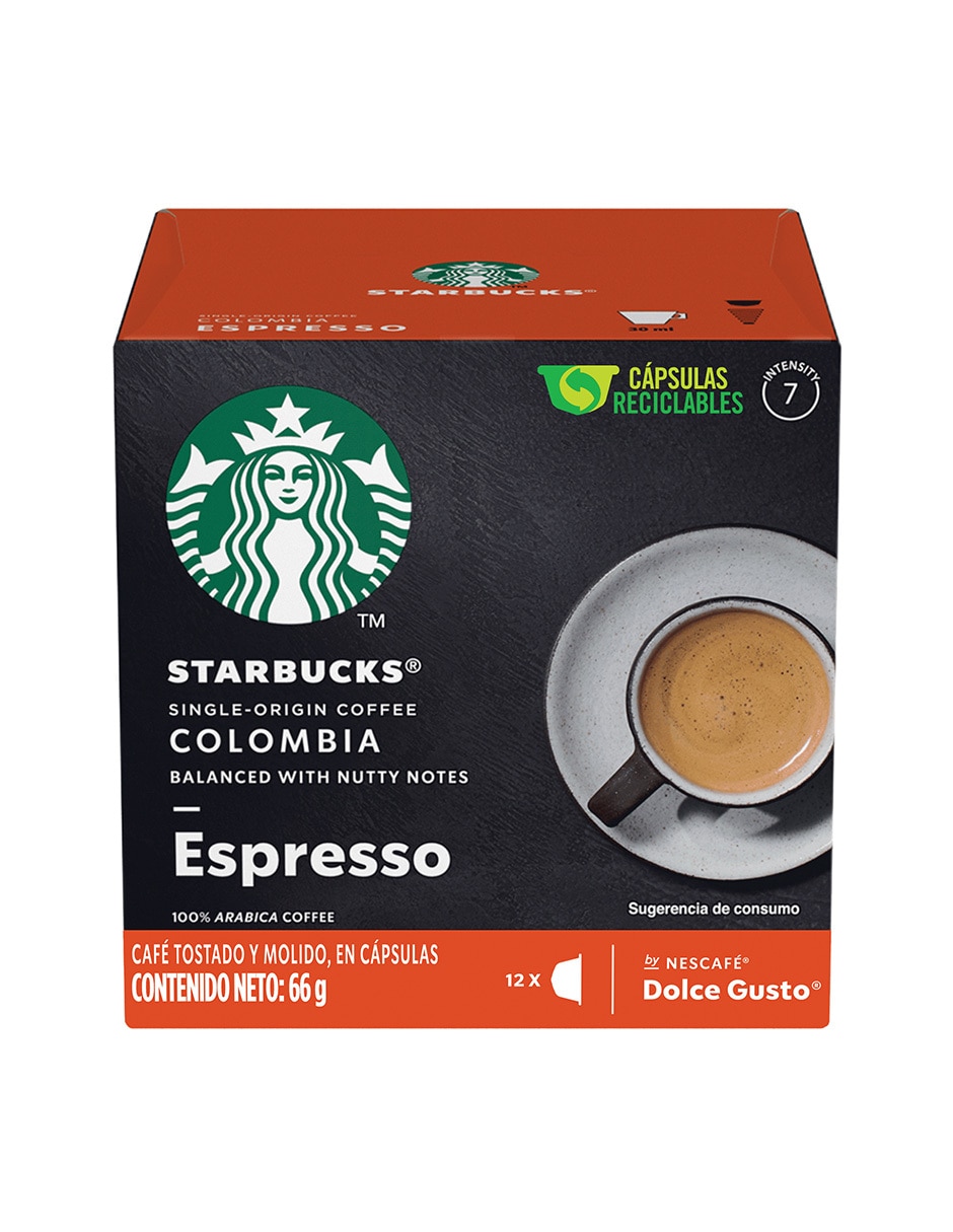 Set de 12 cápsulas café Starbucks Dolce Gusto en Liverpool