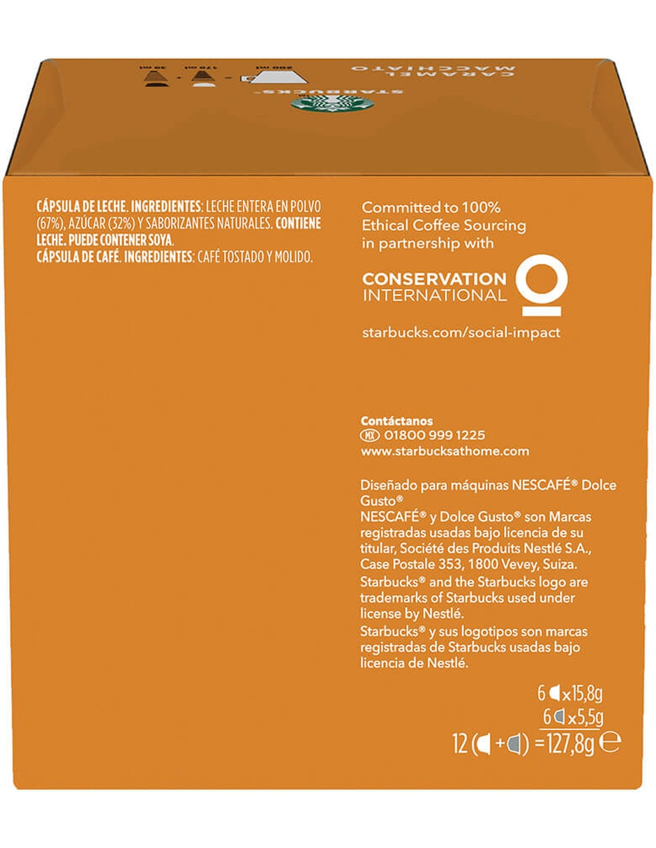 Set de 12 cápsulas café con leche Dolce Gusto 2