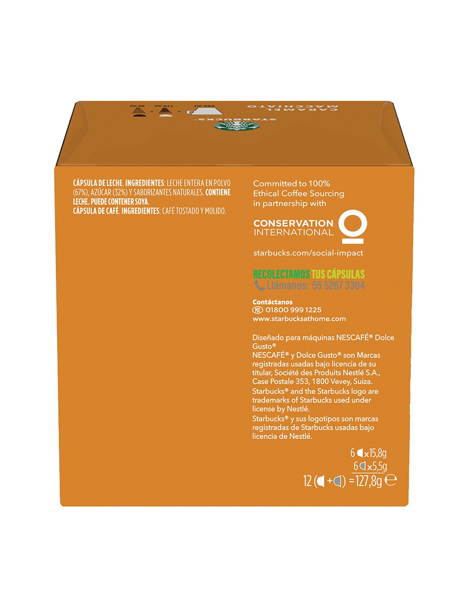 Set de 12 cápsulas café con leche Dolce Gusto 4
