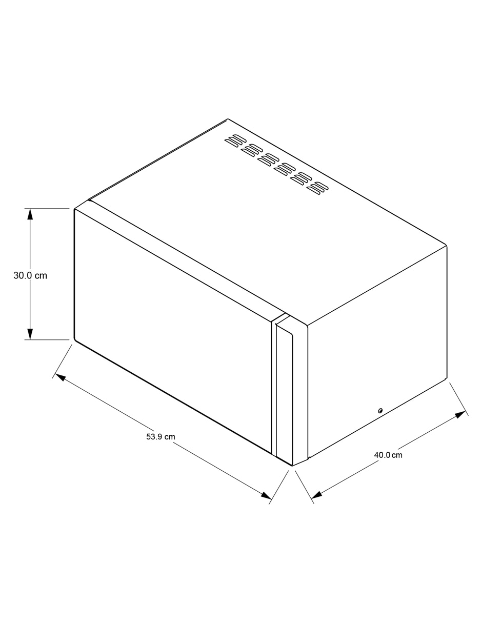 Horno de microondas convencional modelo WM1811B 12